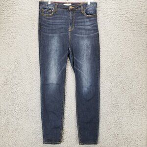 Kiki Larue Jeans Womens 11 Dark Wash Stretch High Rise Skinny